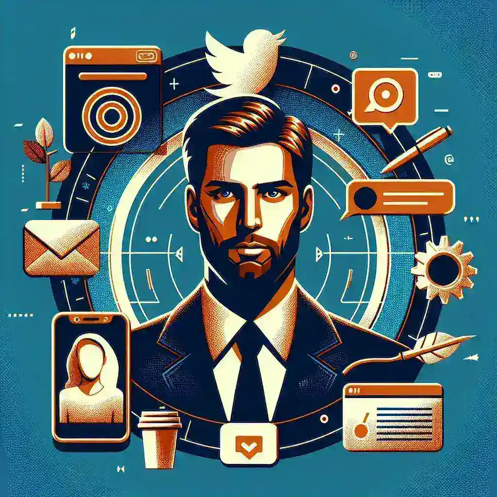 "Ilustrasi cara membangun persona digital yang kuat di media sosial dengan langkah-langkah strategis dan tips efektif untuk meningkatkan kehadiran online."