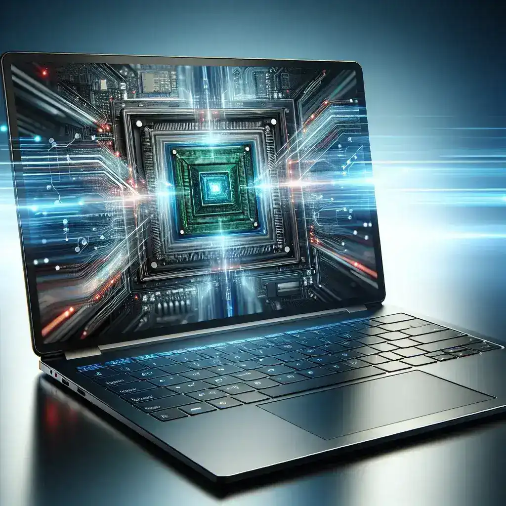 "Lenovo ThinkPad laptop showcasing the latest generation processors, highlighting advanced technology and sleek design, emphasizing performance upgrade for professional users."