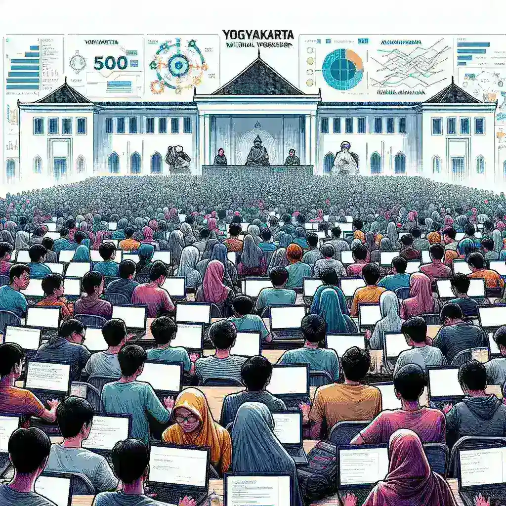 "Mahasiswa Yogyakarta berkumpul dalam acara Taller Nasional Hacking Etis, mempelajari keamanan siber dengan para ahlinya."